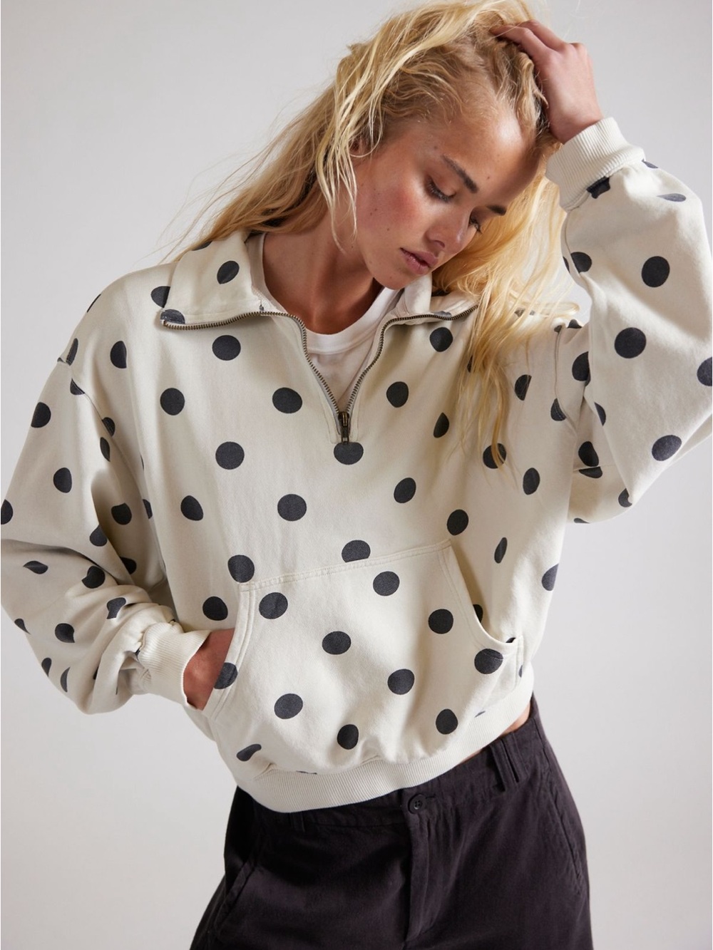 Free People Spot on Half Zip